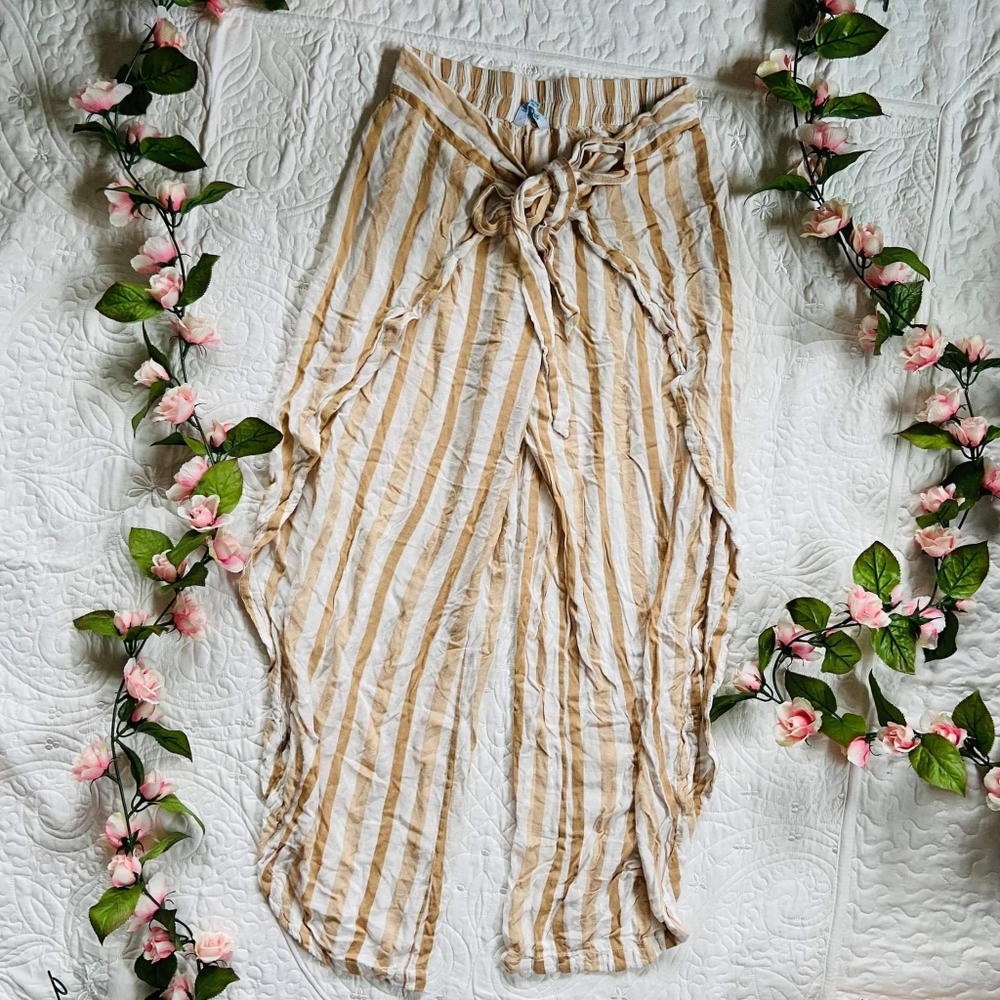 Tie front pant